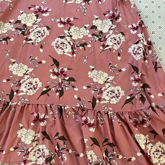 Flirty Flowy Pink Floral Dress Like NEW 3XL - Picture 5 of 14